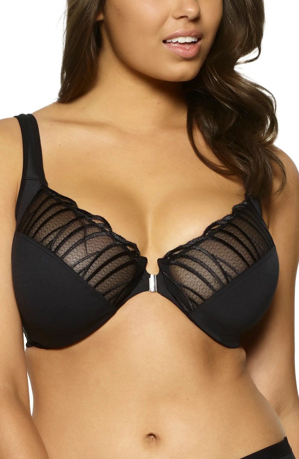 Felina Angie Underwire Front Close Minimizer Bra