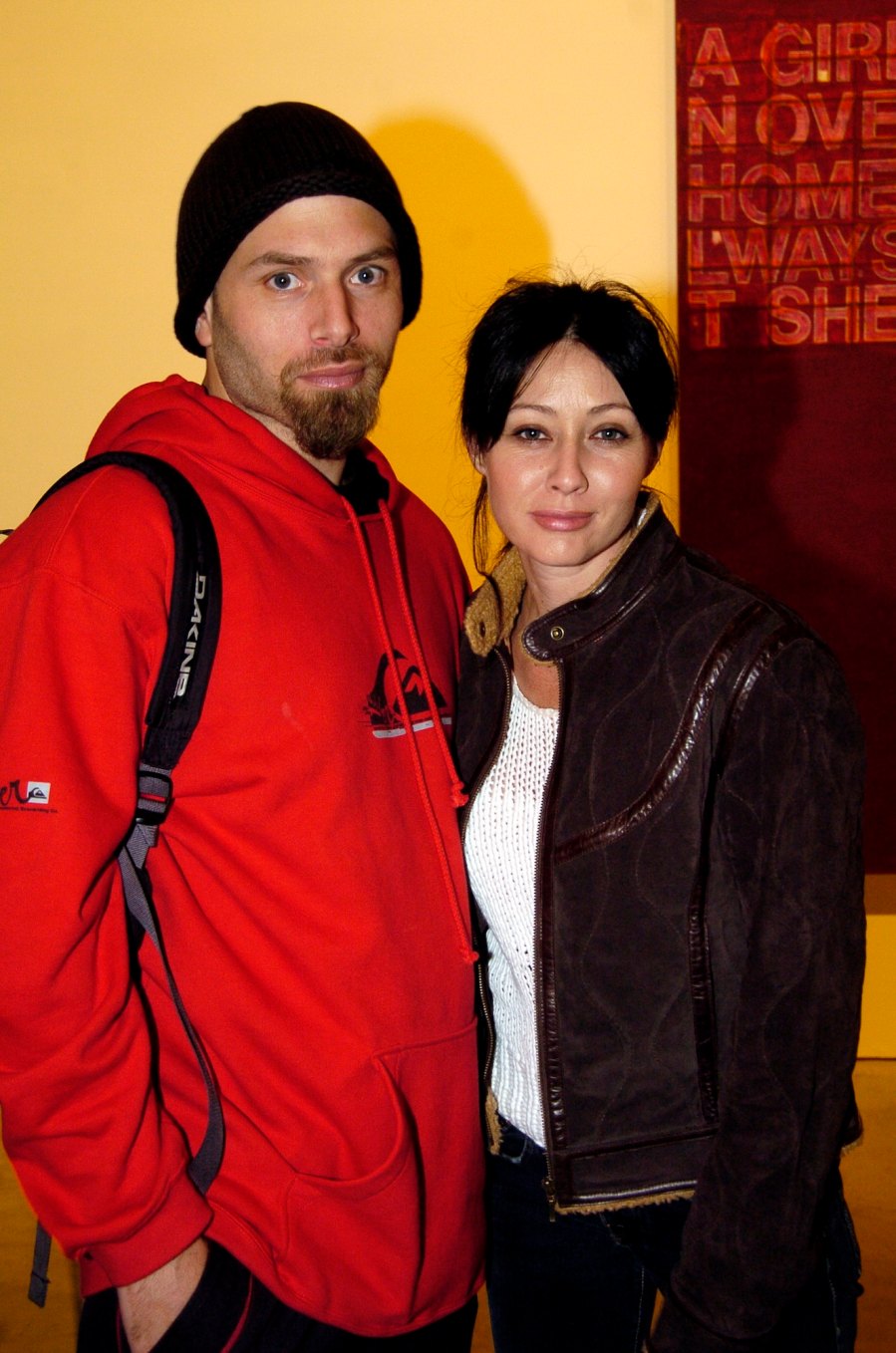 Rick Saloman and Shannen Doherty