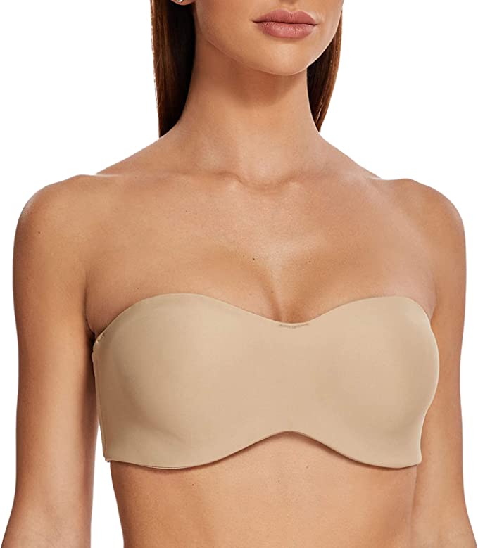 MELENECA Women's Strapless Bra