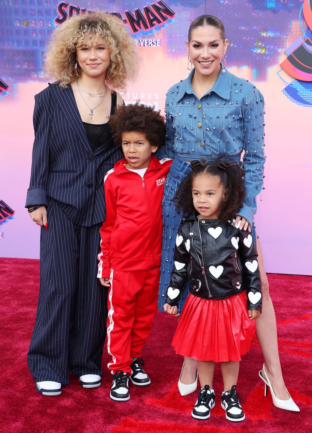 Allison Holker Brings 3 Kids to Spider-Man Premiere After tWitch Death