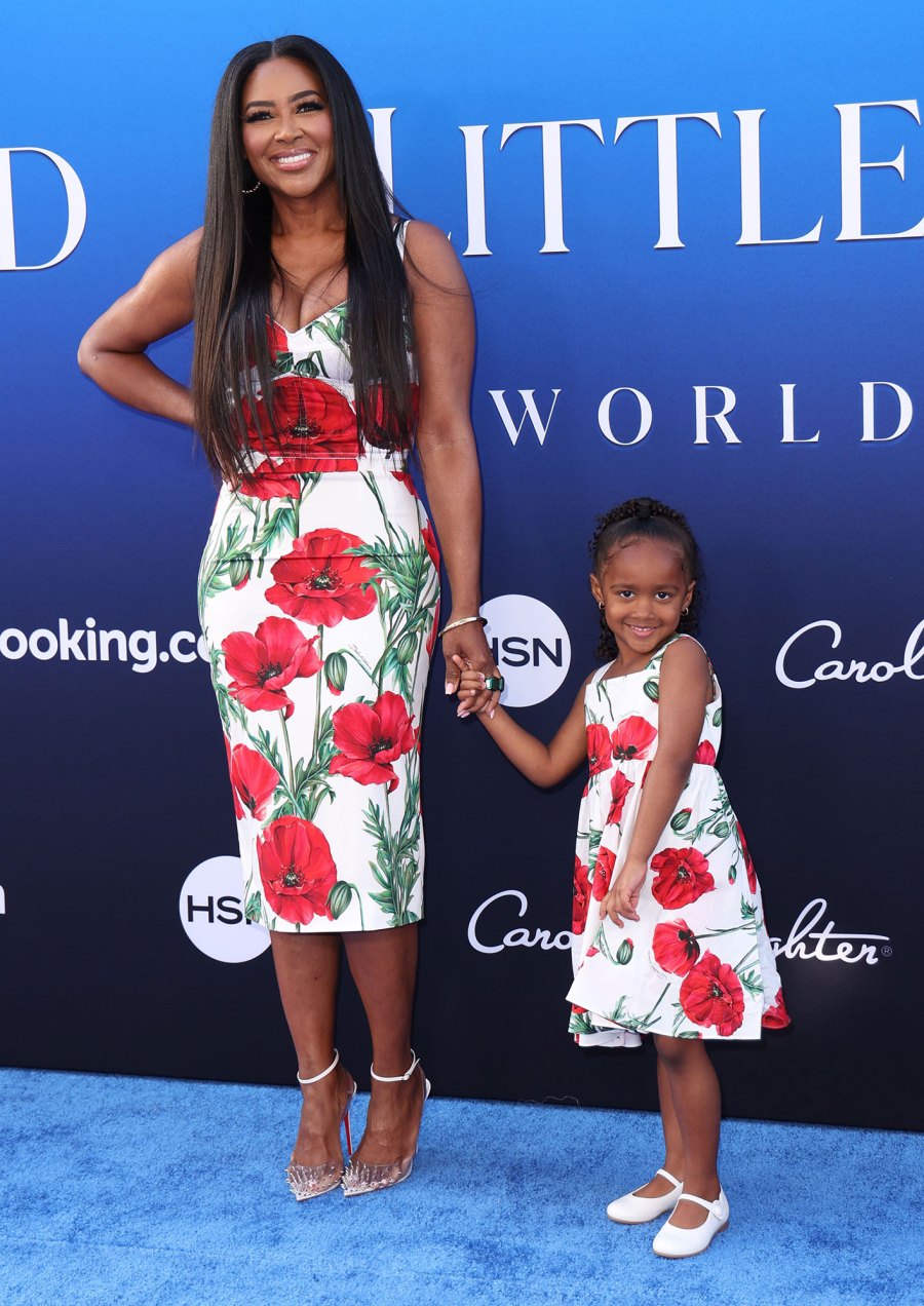 Kenya Moore Little Mermaid Premiere