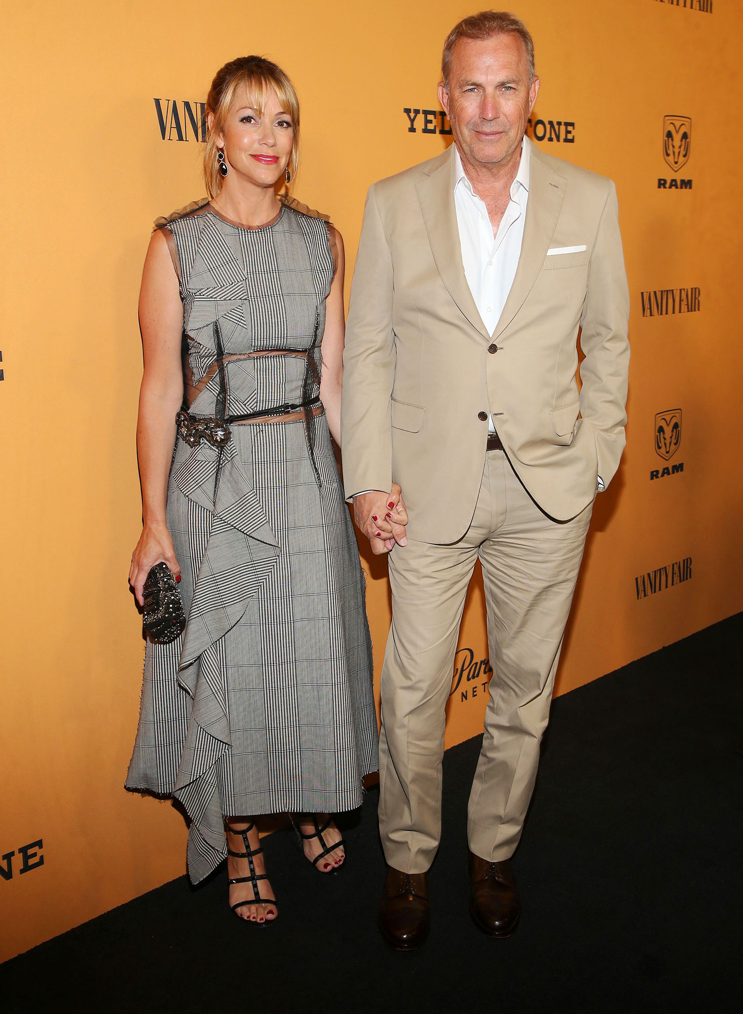 Kevin Costner and Christine Baumgartner Relationship Timeline Promo