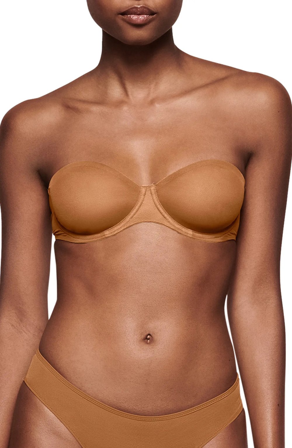 SKIMS Ultrafine Mesh Strapless Underwire Bra