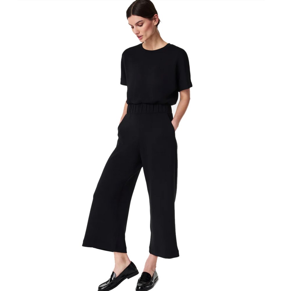 Spanx AirEssentials Cropped Wide-Leg Jumpsuit