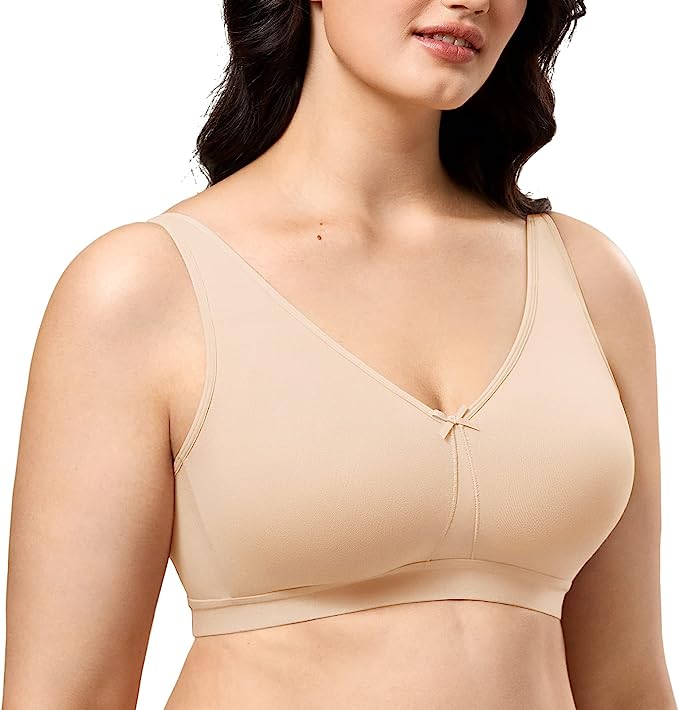 AISILIN Women's Wireless Cotton Bra