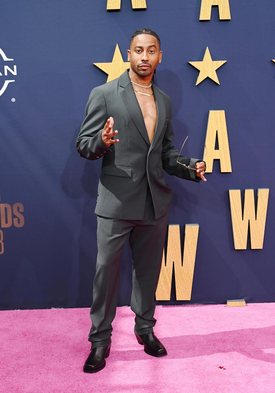 BET Awards 2023 Red Carpet Arrivals 249 Brandon T. Jackson