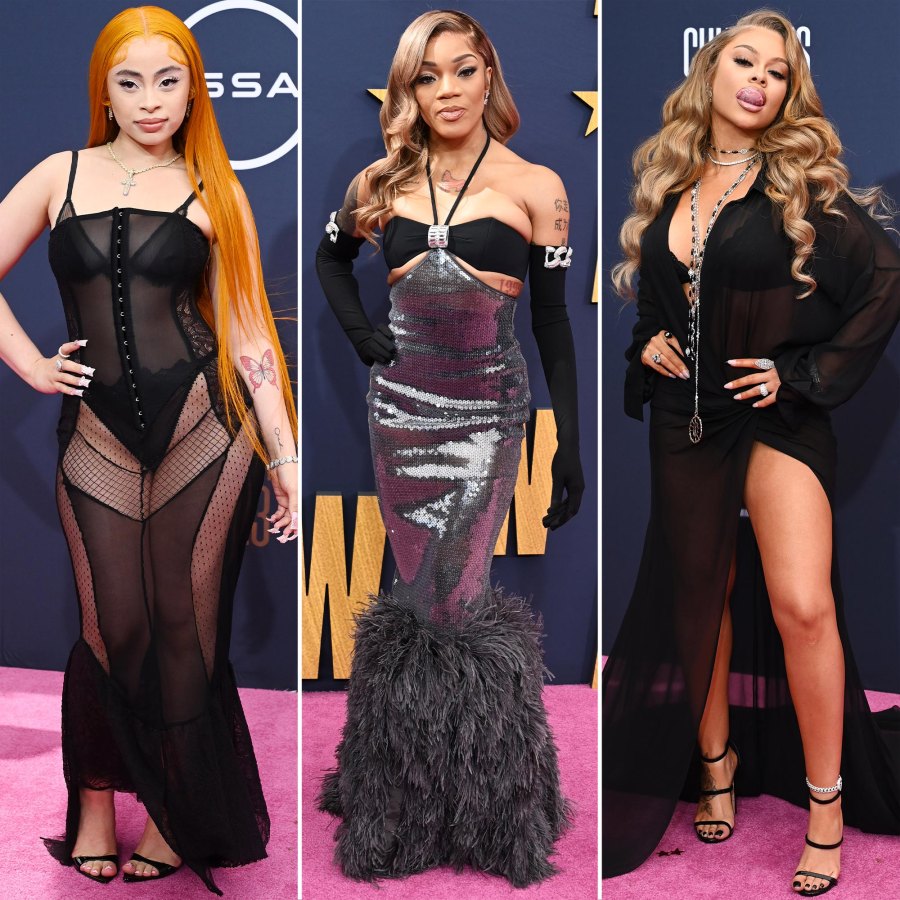 BET Awards 2023 Red Carpet Arrivals 266 Feature ice spice, glorilla, latto