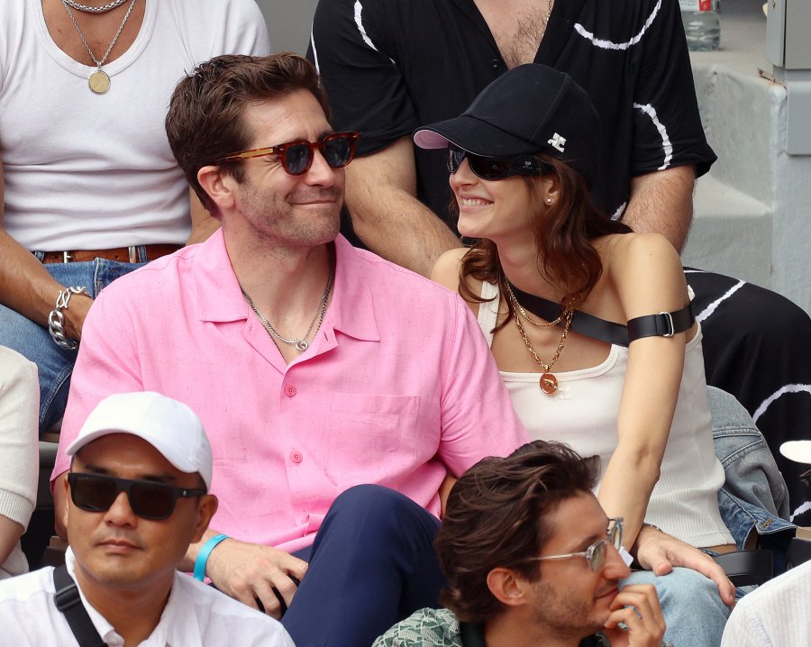 Jake Gyllenhaal Makes Rare Appearance With Girlfriend Jeanne Cadieu at French Open