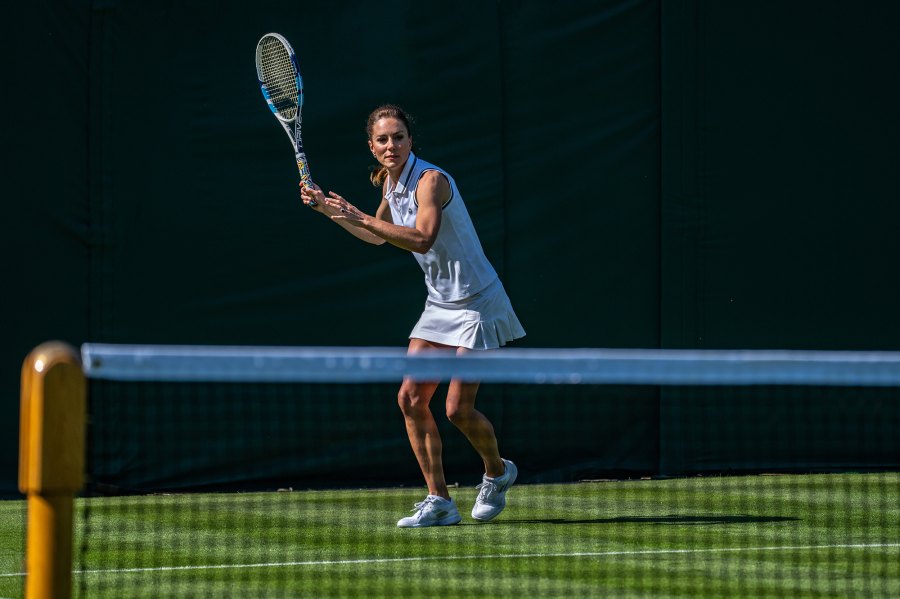 Princess Kate Accidentally Catches Tennis Ball With Her Hands During Roger Federer Match: 'Are You Allowed to Do That?'