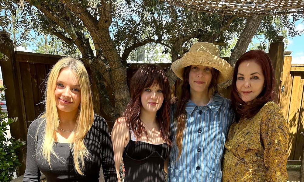 Priscilla Presley Poses With Granddaughters Riley Keough - Harper and Finley After Settling Trust Battle