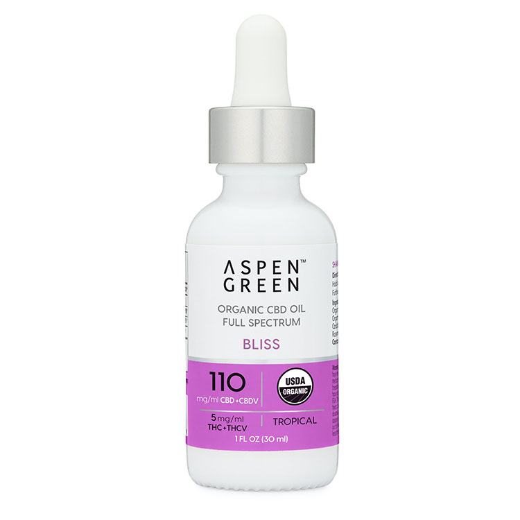 Aspen Green CBD Tincture Bottle