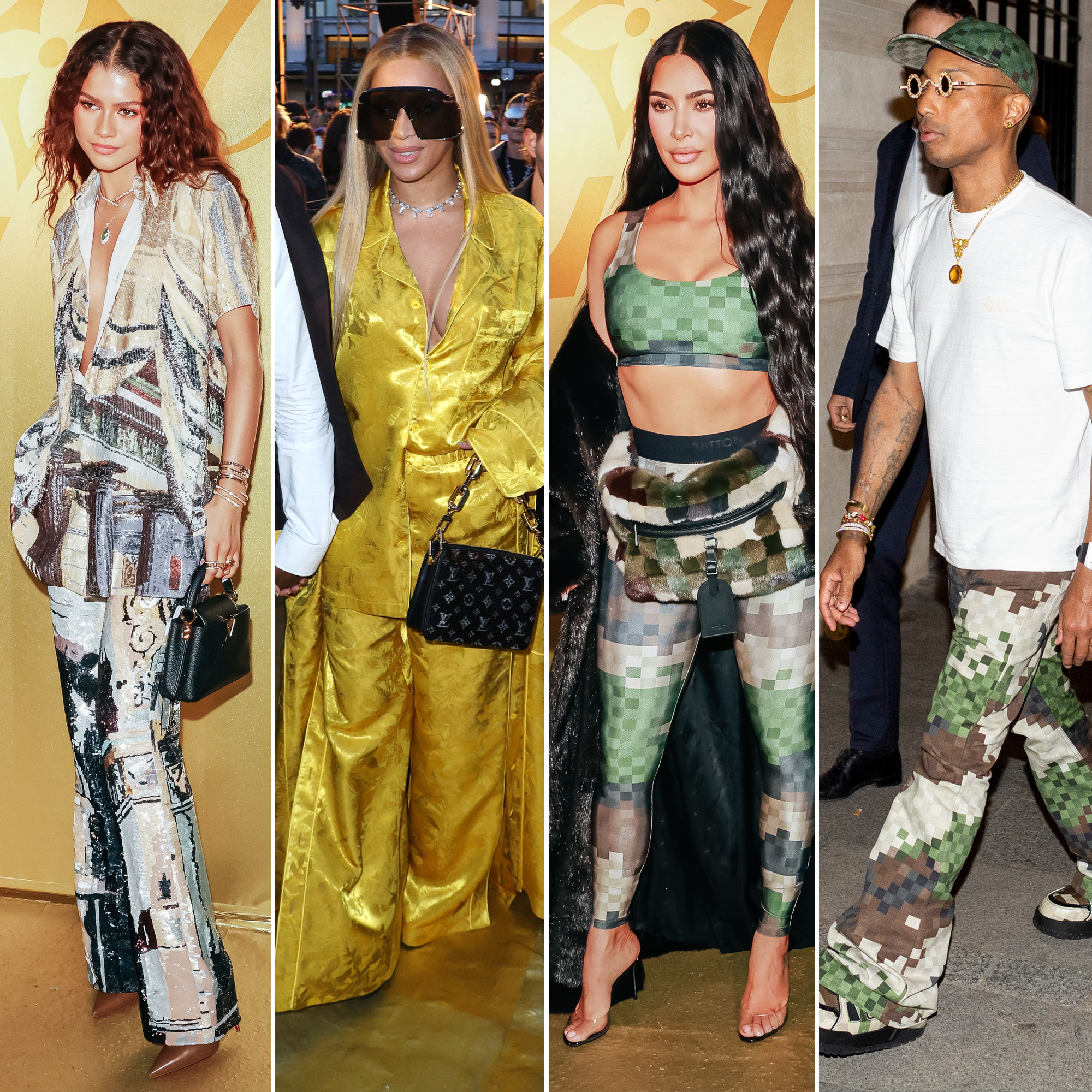 Stars Attend Louis Vuitton Men's Spring-Summer 2024 Show