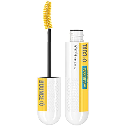 Maybelline New York Volum' Express Colossal Curl Bounce Waterproof Curling Mascara, Very Black, 1 Count