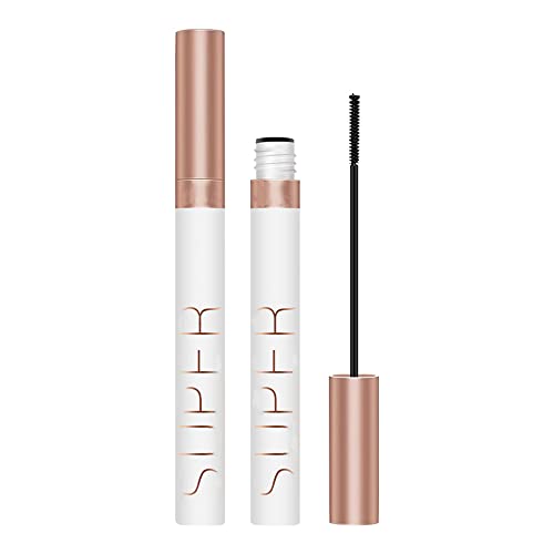 Honey Whisper 4D Mascara for Fine Short Eyelash, Waterproof Extra Long Lash Eyelashes,Voluminous Eyelashes, Long Lasting, Smudge-proof，Black (0.1 fl. Oz)