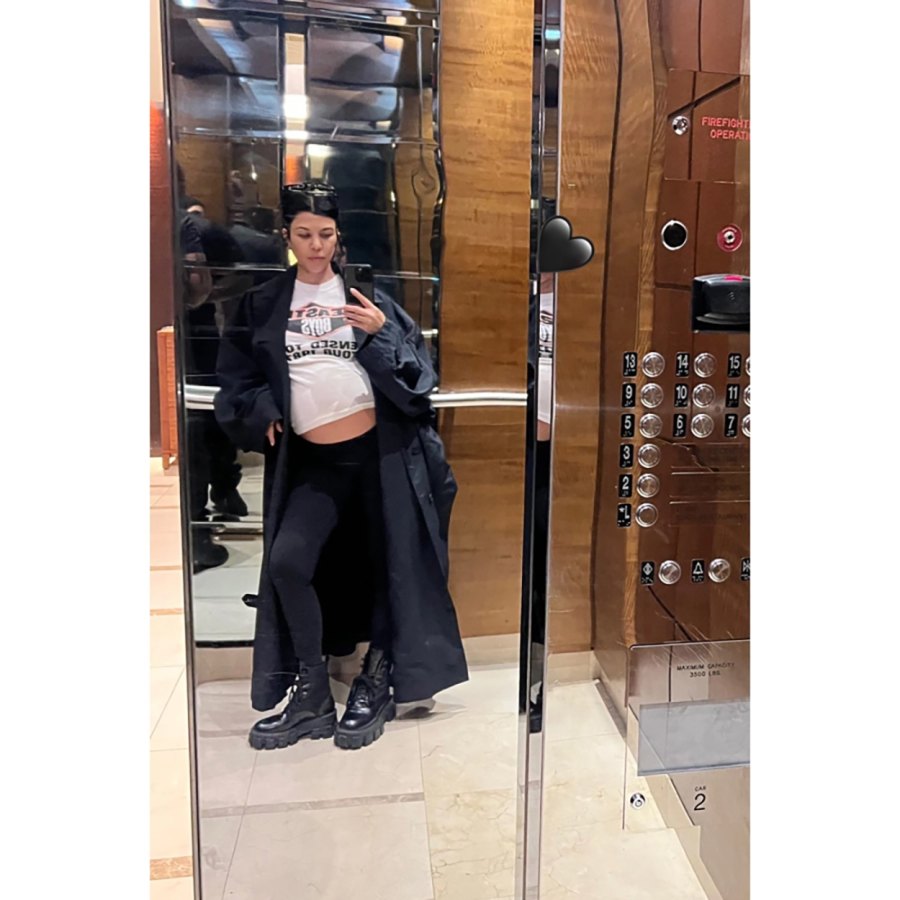 Pregnant Kourtney Kardashian Baby Bump Album Before Welcoming 4th Child, 1st With Travis Barker: Photos