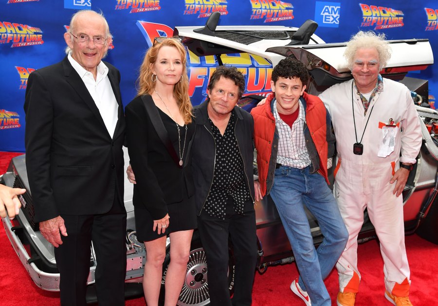 See Michael J. Fox and the 'Back to the Future' Cast's Reunion at Broadway Musical's Premiere