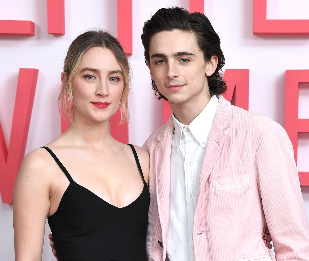 Saoirse Ronan and Timothee Chalamet