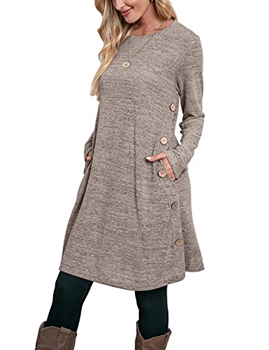 OFEEFAN Tunic Dresses