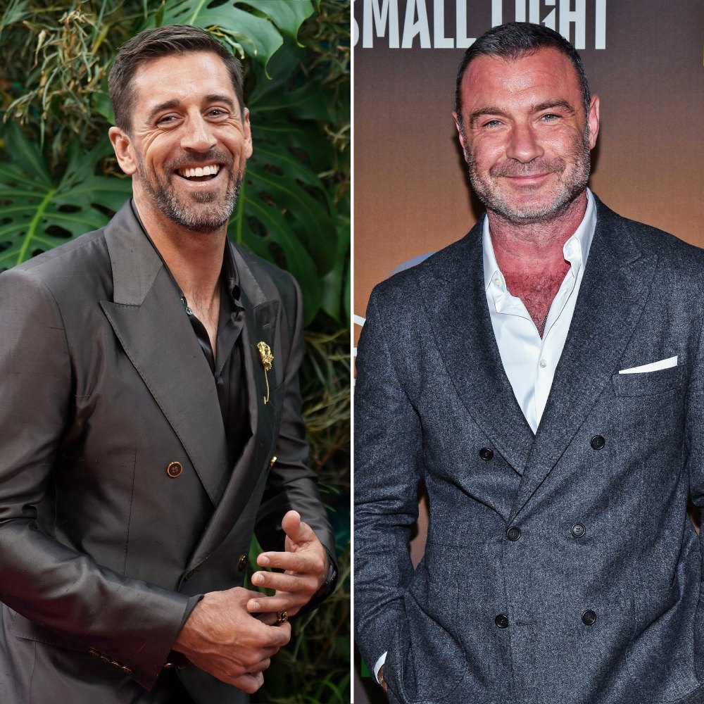 Aaron Rodgers Fangirls Over Liev Schreiber