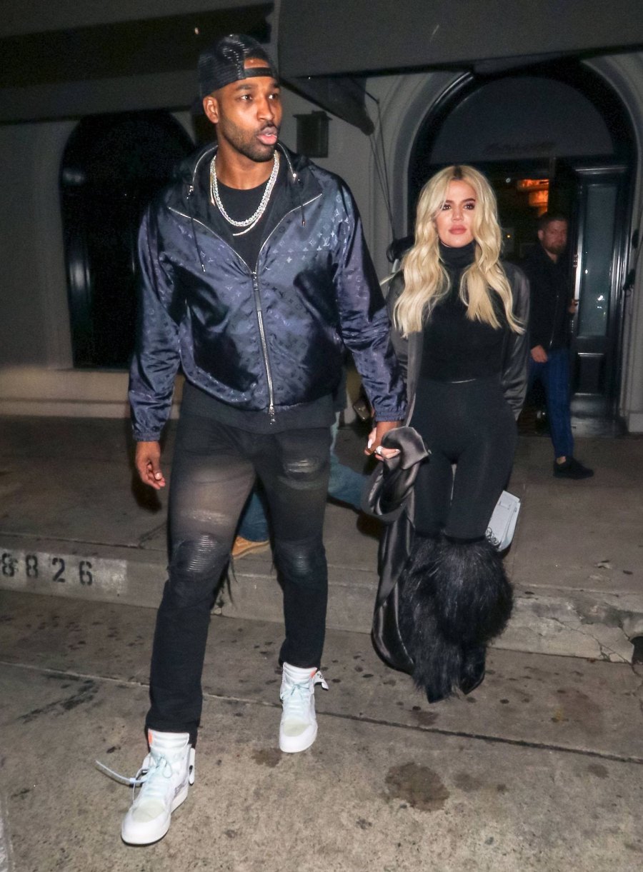 Celeb Exes Who Lived Together Post-Split-Khloe Kardashian and Tristan Thompson