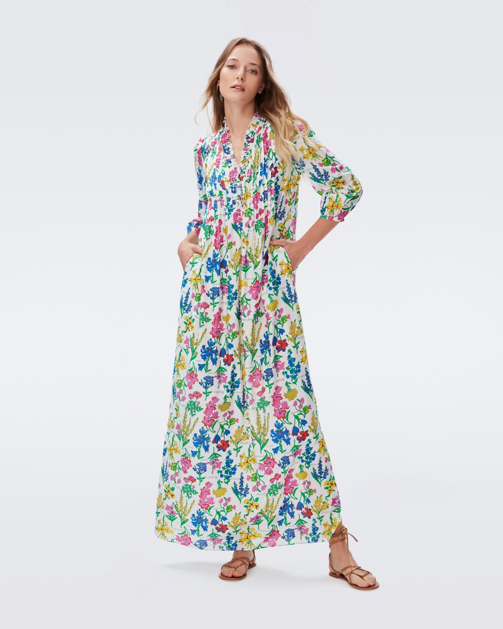 floral maxi dress