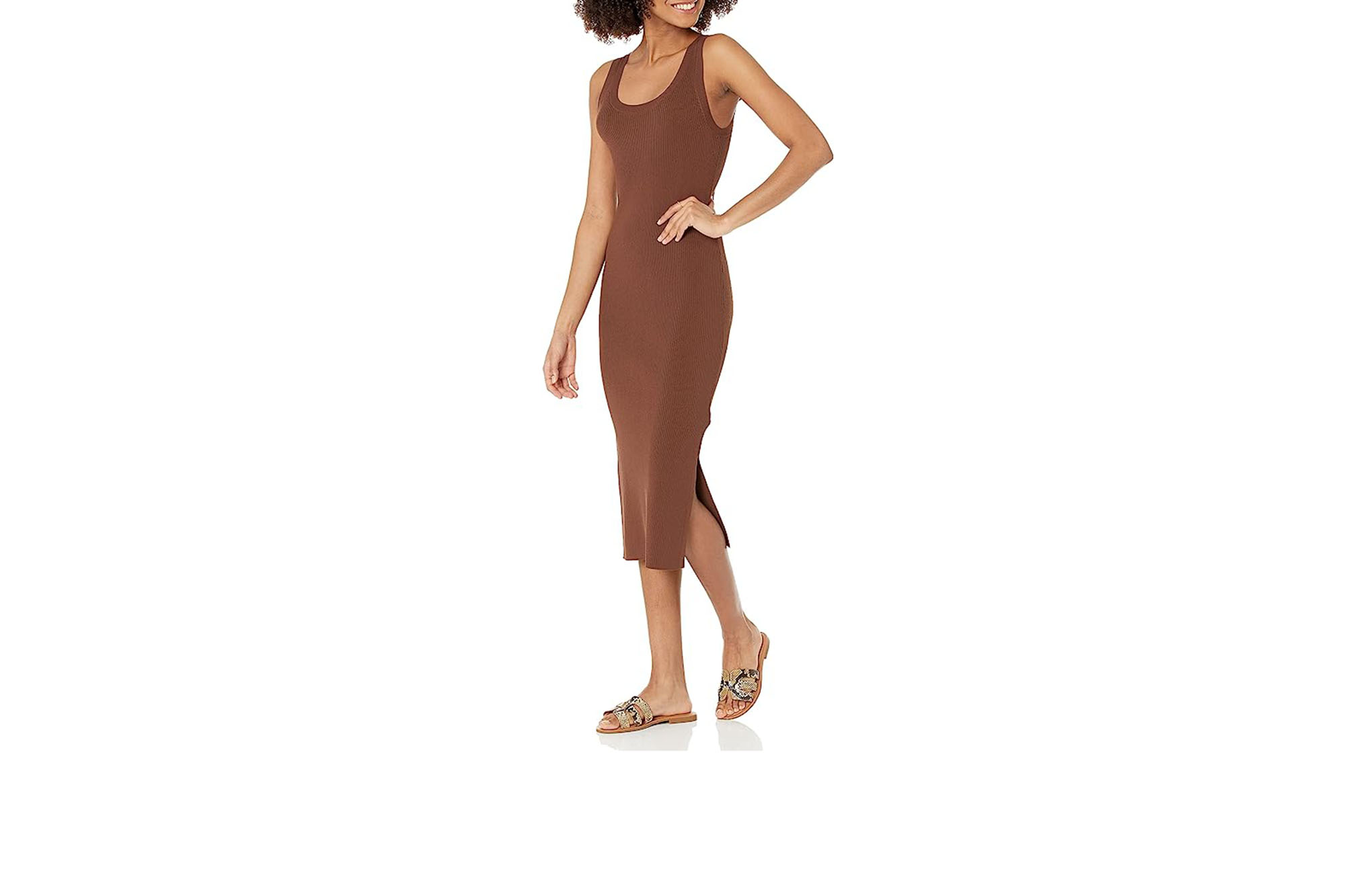 sleeveless sweater dress