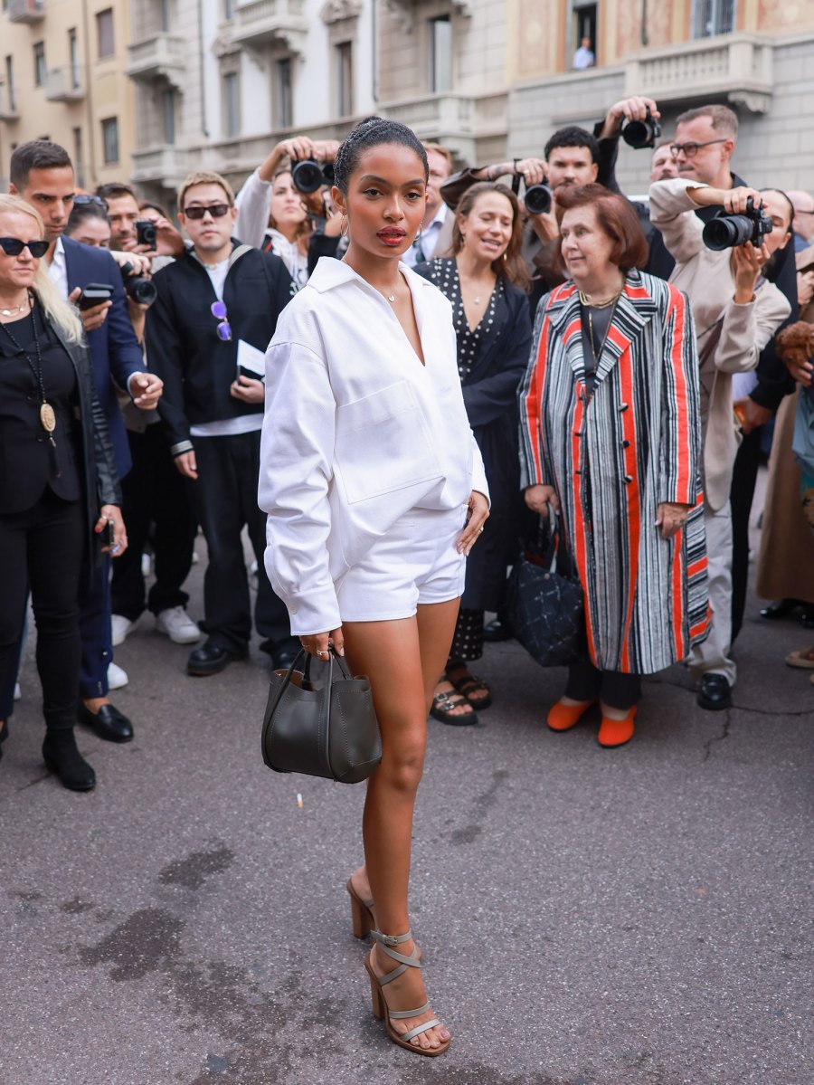 Celebs at Milan Fashion Week