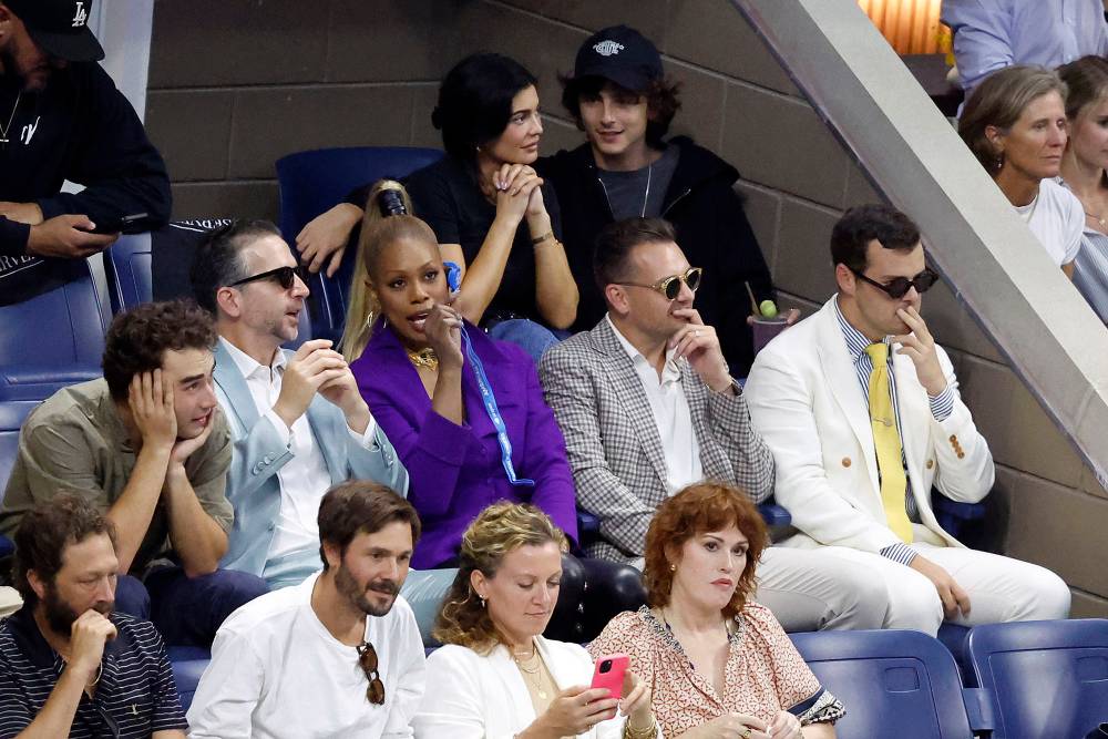 Kylie Jenner and Timothee Chalamet at US Open