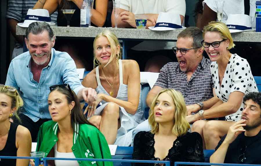 Newlyweds Naomi Watts and Billy Crudup Enjoy US Open Double Date With Sam Rockwell and Leslie Bibb