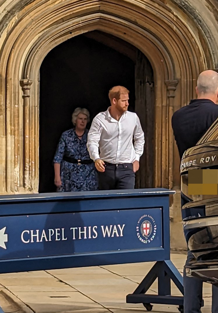 Prince Harry Pays Respects to Late Queen Elizabeth II in the U.K. 1 Year After Her Death