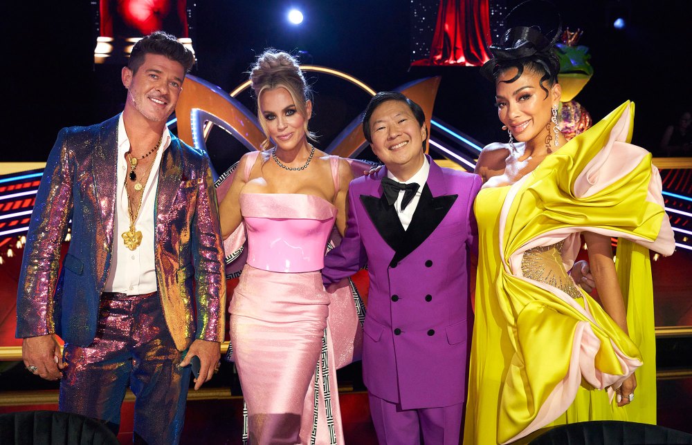 Robin Thicke, Jenny McCarthy, Ken Jeong and Nicole Scherzinger The Masked Singer Season 10