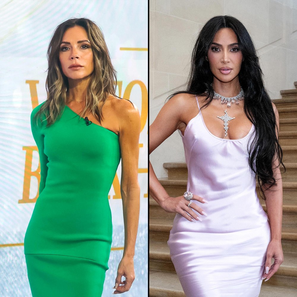 Victoria Beckham Proclaims Kim Kardashian Is 1 of Her Muses During Paris Fashion Week Show 344