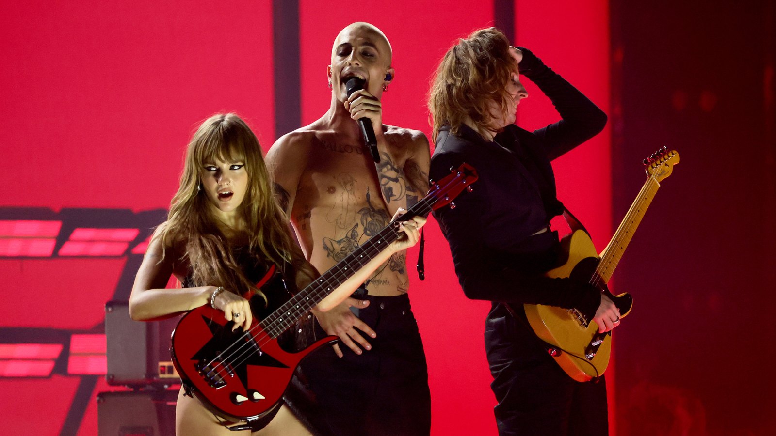 Maneskin Returns to MTV Video Music Awards Stage After Victoria De Angelis’ 2022 Wardrobe Malfunction