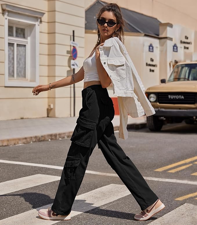 black cargo pants
