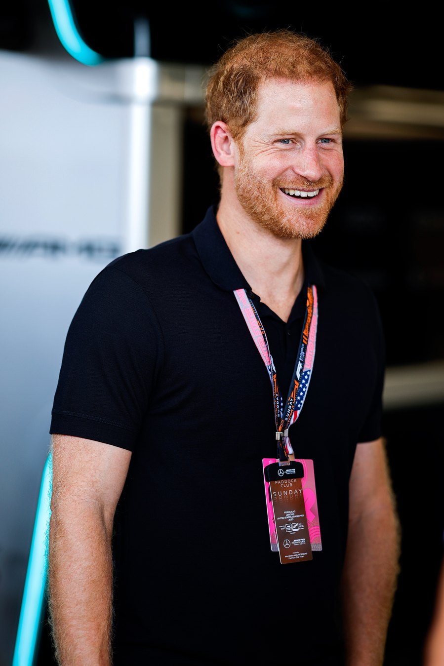 Prince Harry Attends the Formula 1 U.S. Grand Prix in Texas