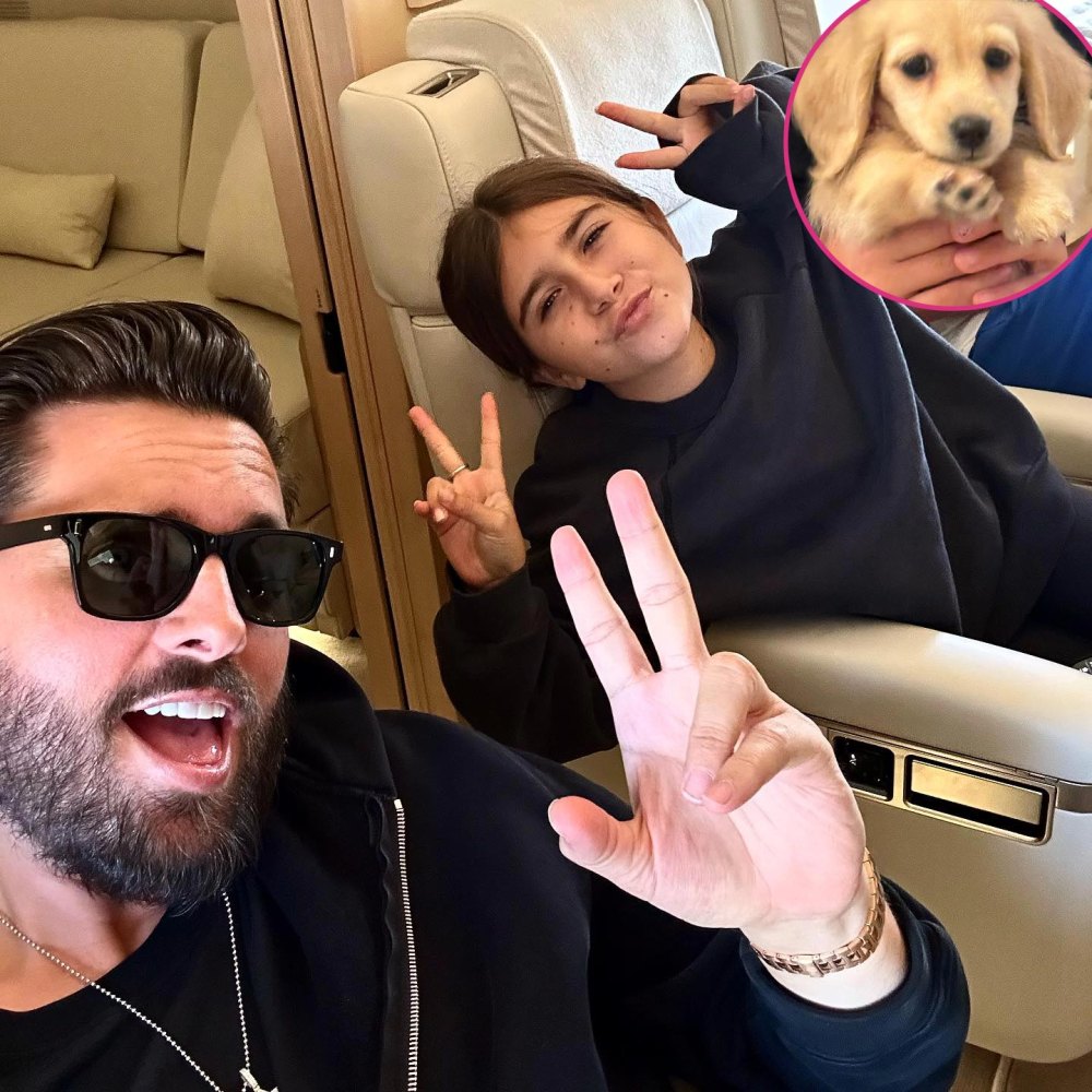 Scott Disick Surprises Daughter Penelope With Golden Retriever Puppy