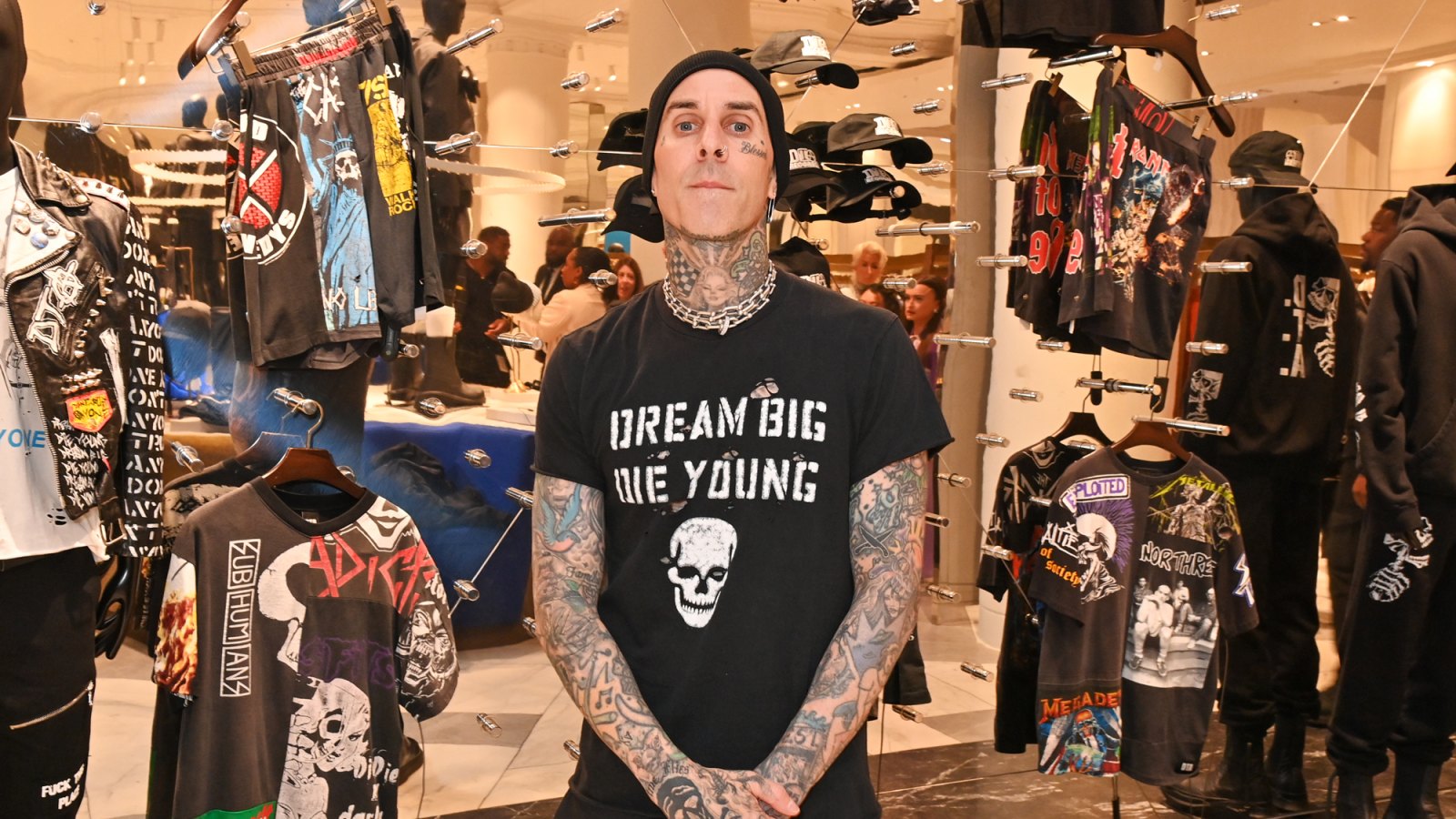 Travis Barker Unveils Bloody Hand Injury