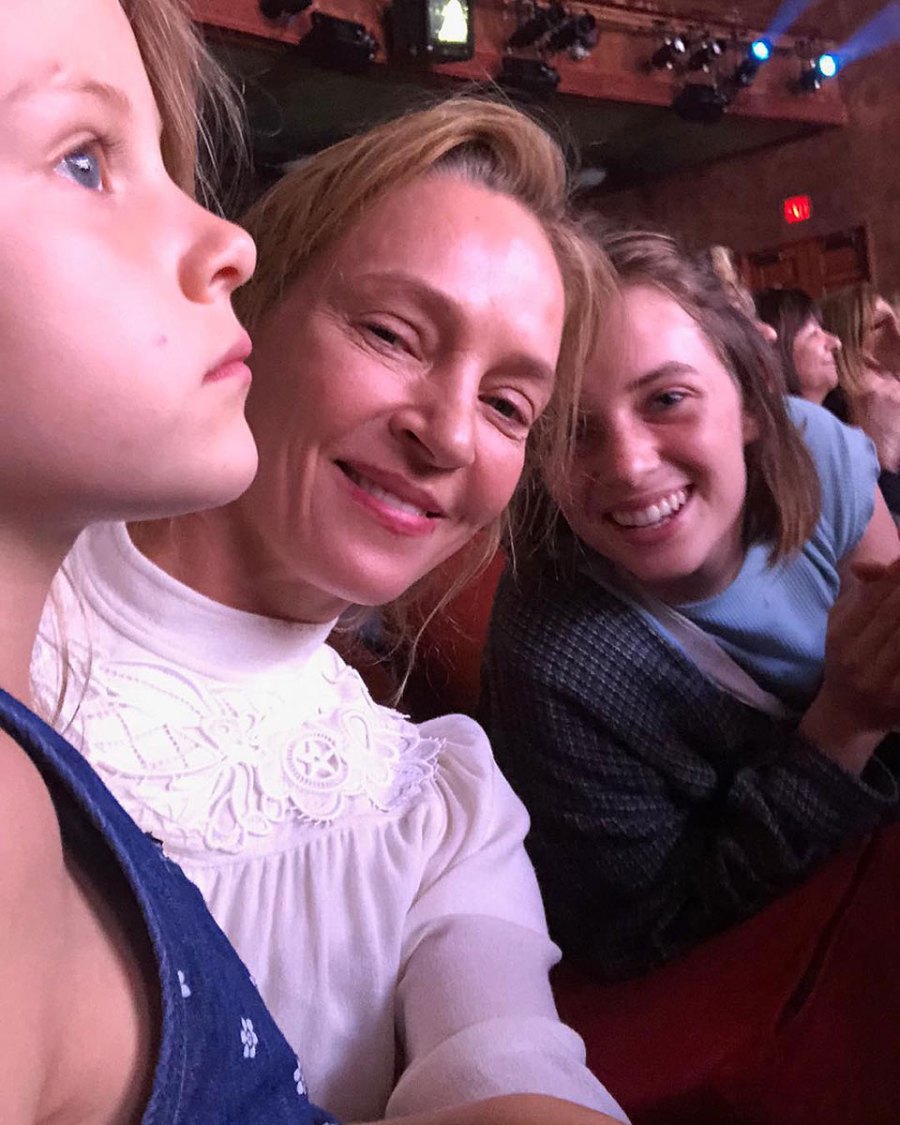 Uma Thurman and Ethan Hawkes Blended Family Album With Their Shared and Respective Kids