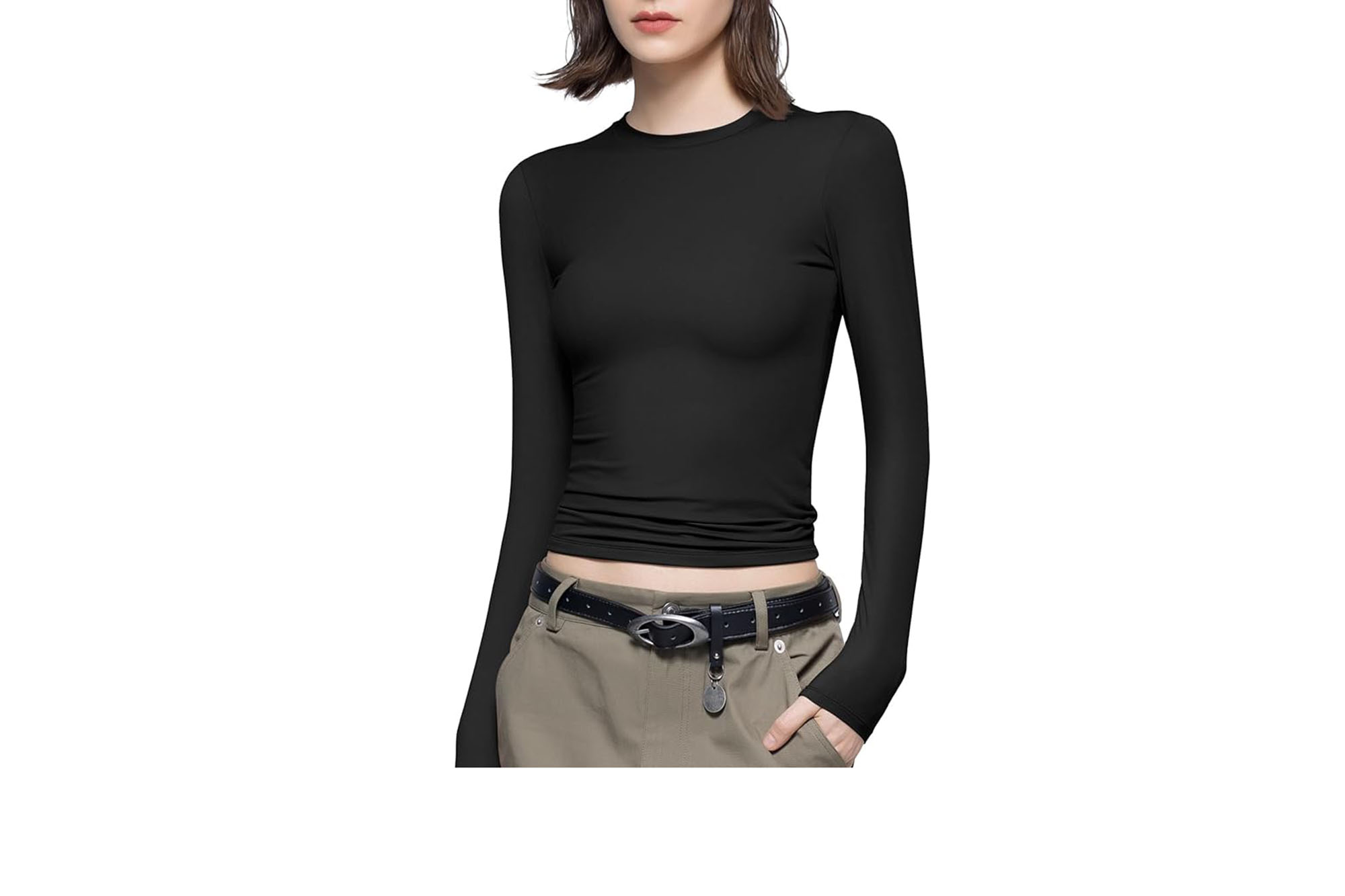 black long-sleeve-top