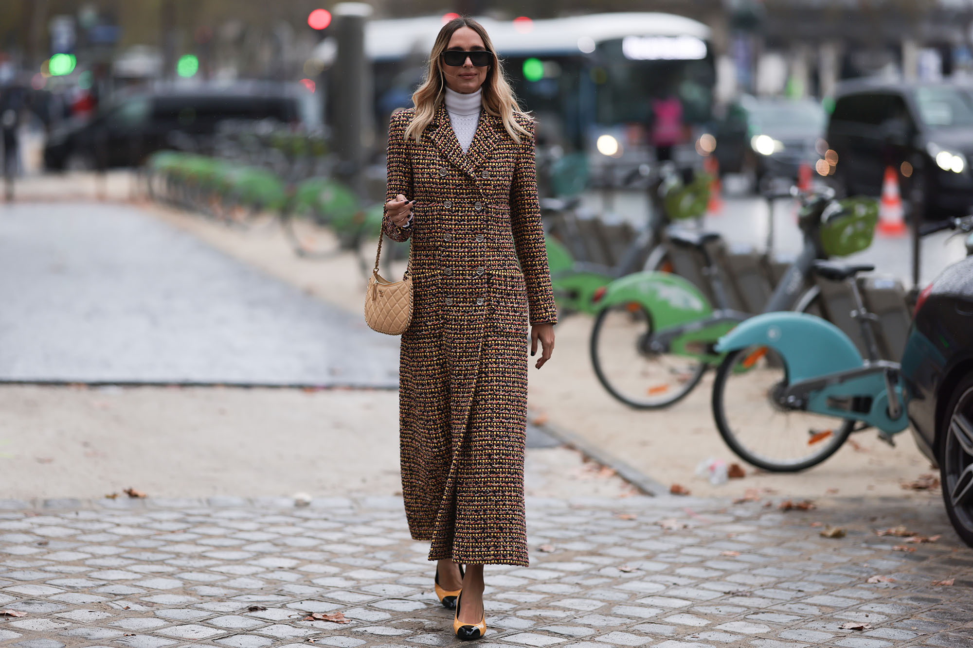 Inspiration picture: Candela Pelizzais seen outside Chanel show for the Womenswear Spring/Summer 2024 as part of Paris Fashion Week on October 03, 2023 in Paris, France