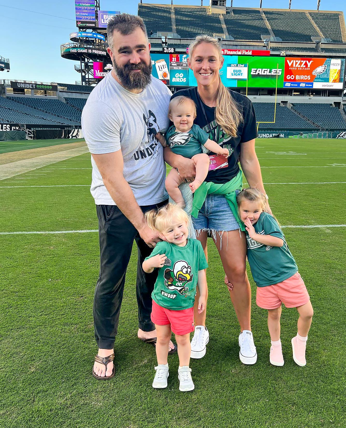 Kylie Kelce Game Day Style