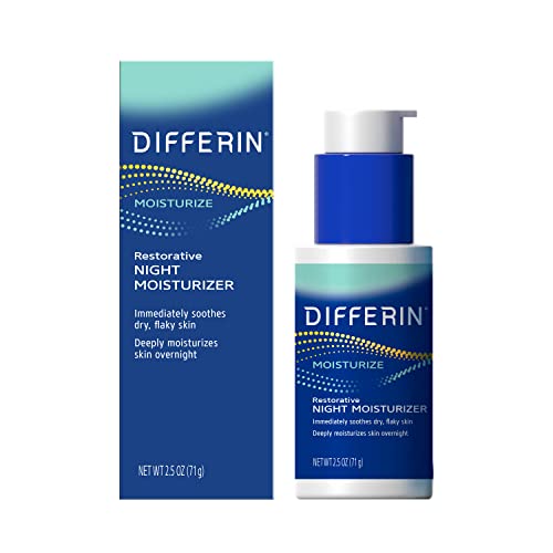 Best for Acne: Differin Restorative Night Moisturizer, Gentle Skincare for Acne Prone Skin