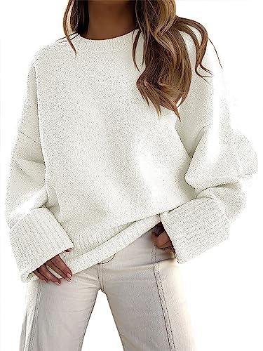 Anrabess Crewneck Knit Pullover Sweater