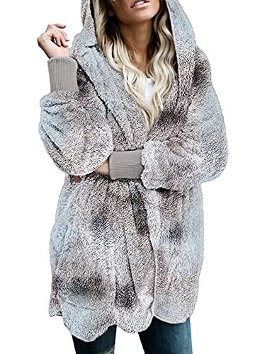 Dokotoo Fuzzy Fluffy Fleece Jacket