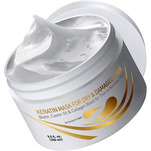 Vitamins Keratin Hair Mask Deep Conditioner