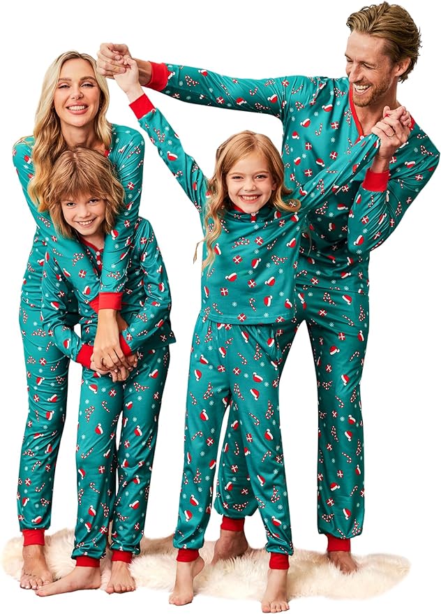 candy cane pajamas