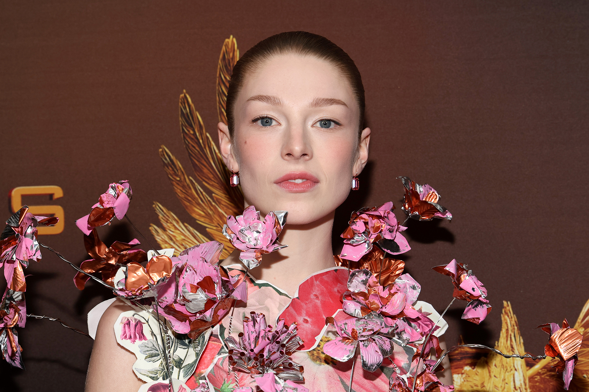 Hunter Schafer at "The Hunger Games: The Ballad of Songbirds & Snakes" screening at Metrograph in NYC on November 15, 2023.