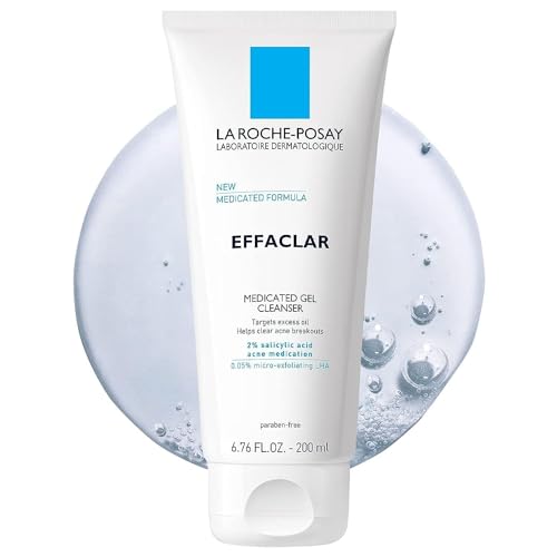 Best Overall With Salicylic Acid: La Roche Posay Effaclar Medicated Acne Face Wash