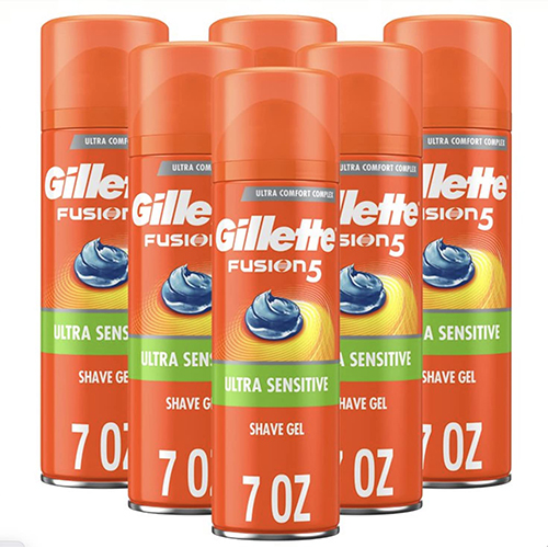 Gilette Ultra Sensitive Shaving Gel for Men