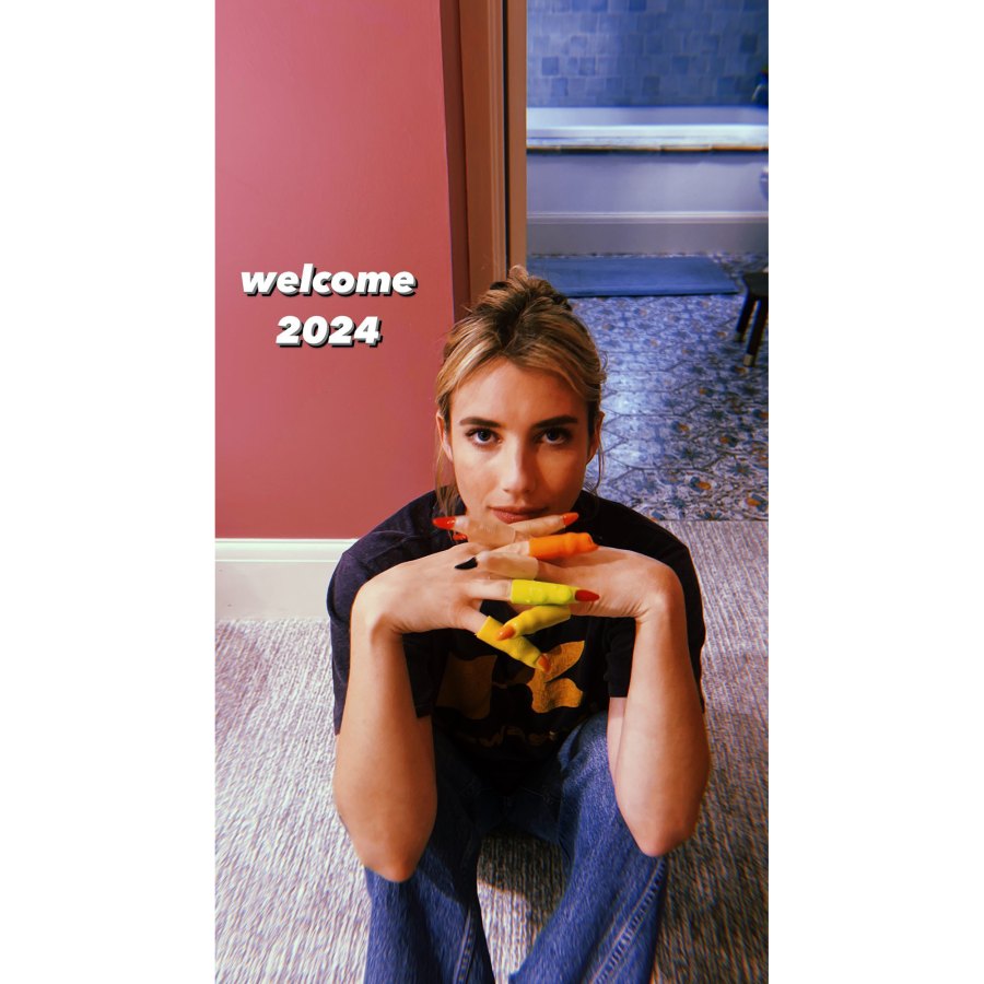 How the Stars Are Ringing in 2024 Emma Roberts